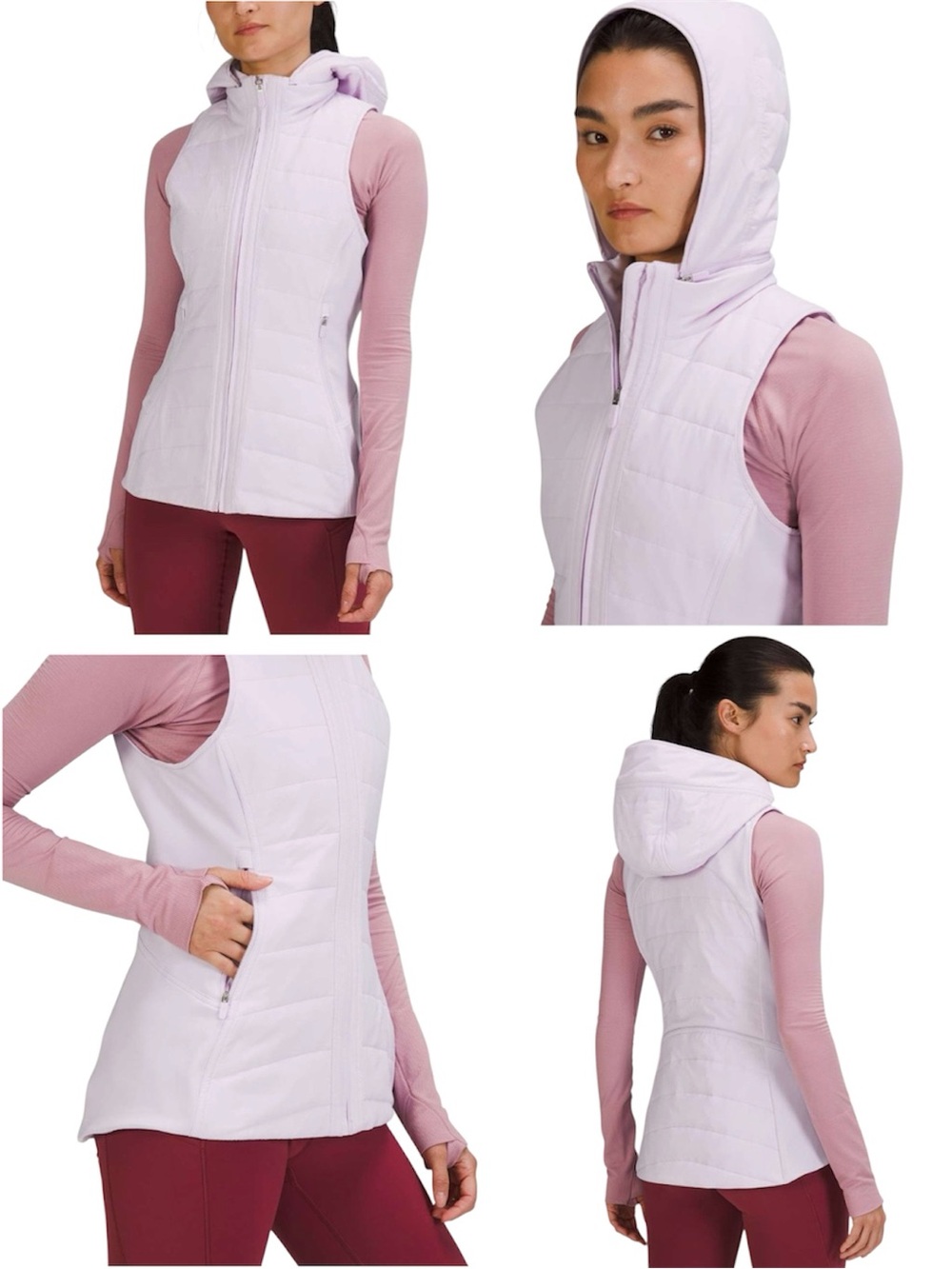 Lululemon Another Mile Vest 2-Tone Pink S